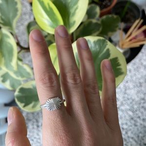 Daisy Jewellery Estée Lalonde Sunburst Shield Ring